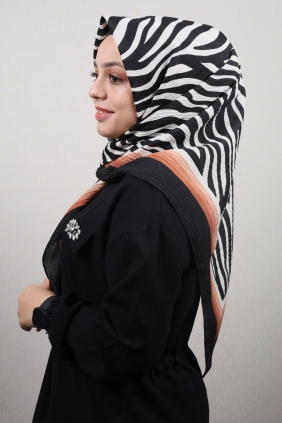 Bonjela Desenli Mio Caz Eşarp - Desen-24