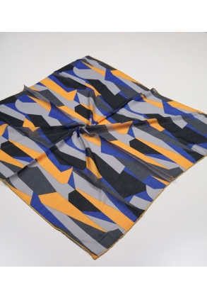 Emproyal Desenli Naturel Pamuk Eşarp - Desen-09