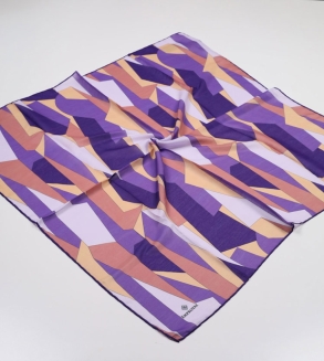 Emproyal Desenli Naturel Pamuk Eşarp - Desen-09