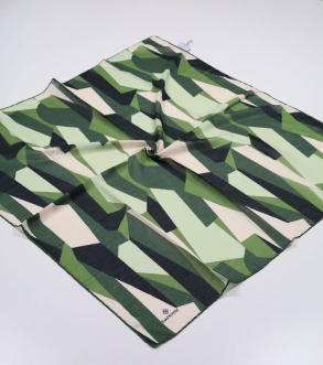 Emproyal Desenli Naturel Pamuk Eşarp - Desen-09