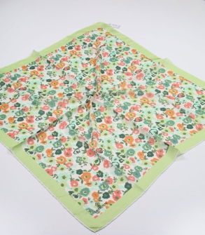 Emproyal Desenli Naturel Pamuk Eşarp - Desen-12