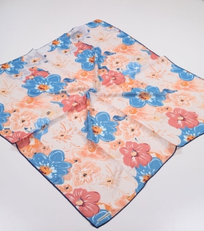 Emproyal Desenli Naturel Pamuk Eşarp - Desen-13