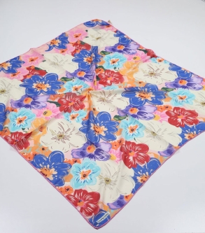 Emproyal Desenli Naturel Pamuk Eşarp - Desen-13