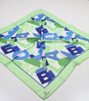 Emproyal Desenli Naturel Pamuk Eşarp - Desen-16