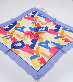 Emproyal Desenli Naturel Pamuk Eşarp - Desen-16