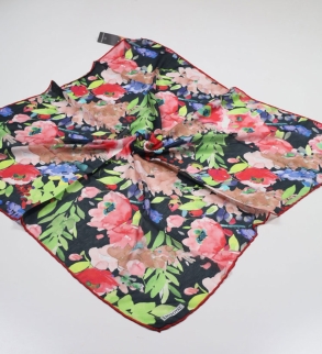 Emproyal Desenli Naturel Pamuk Eşarp - Desen-21