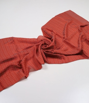 Emproyal Kendinden Desenli İpeksi Şal - Desen-04