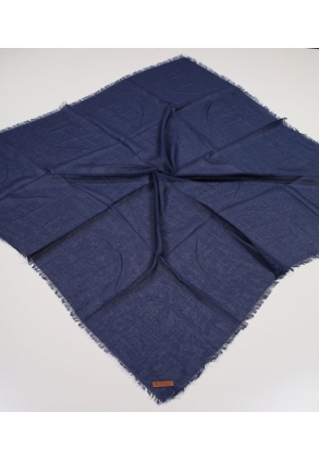 Bonjela Düz Renk Jakarlı Pamuk Eşarp - Desen-07