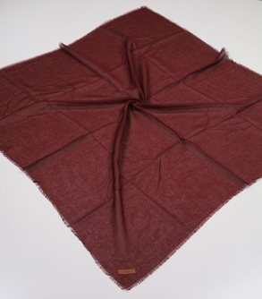 Bonjela Düz Renk Jakarlı Pamuk Eşarp - Desen-07