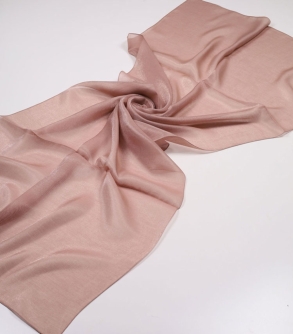 Piramit Düz Renk Kehribar Şal - Desen-04