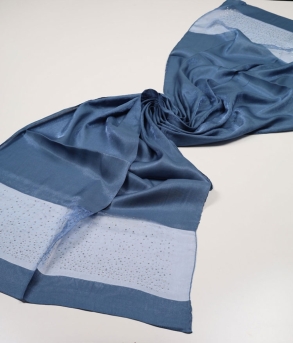 Piramit Düz Renk Taşlı Abiye Şal - Desen-06