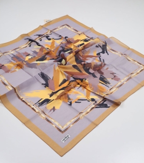 Cardion Desenli Pamuk İpek Eşarp - Desen-02