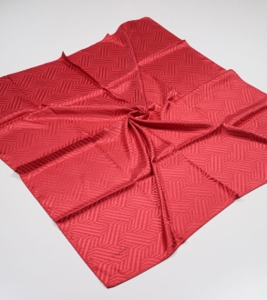 Piramit Kendinden Desenli Jakarlı Eşarp - Desen-01