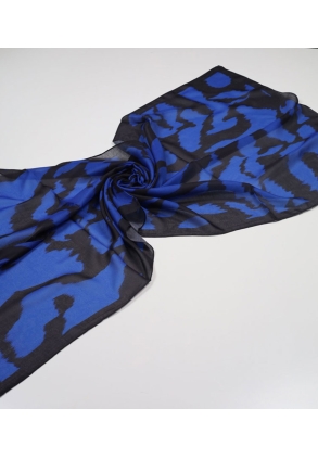 Piramit Desenli Dijital Soft Şal - Desen-04