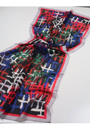 Quare Desenli Geniş 80X185 Cm. Fresh Şal - Desen-06