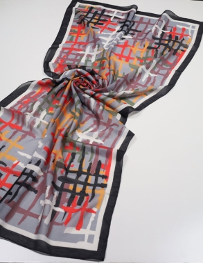 Quare Desenli Geniş 80X185 Cm. Fresh Şal - Desen-06