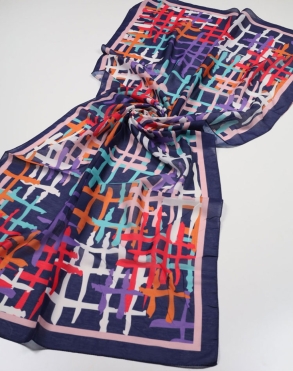 Quare Desenli Geniş 80X185 Cm. Fresh Şal - Desen-06