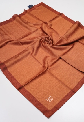 Levidor Kendinden Desenli Monogram Eşarp - Desen-01