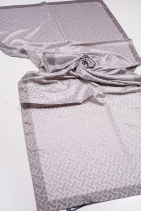 Bonjela Kendinden Desenli Monogram Şal - Desen-01