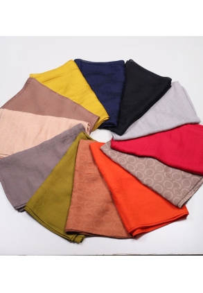 Sapphire Kendinden Desenli Viskon Şal - Desen-02