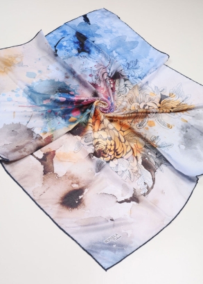 Bonjela Dijital Delüxe Eşarp - Desen-01