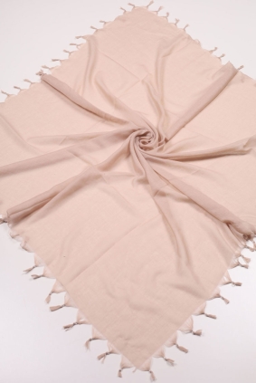 Baysem Düz Renk Boncuklu Yazma - Desen-01