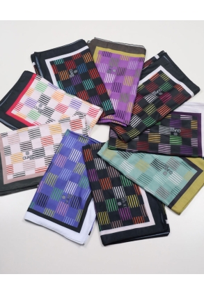 Quare Desenli Geniş 80X185 Cm. Fresh Şal - Desen-08