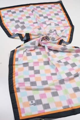 Quare Desenli Geniş 80X185 Cm. Fresh Şal - Desen-08