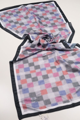 Quare Desenli Geniş 80X185 Cm. Fresh Şal - Desen-08