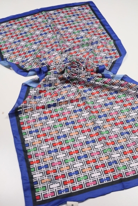 Quare Desenli Geniş 80X185 Cm. Fresh Şal - Desen-09