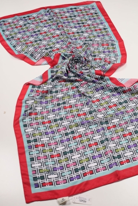 Quare Desenli Geniş 80X185 Cm. Fresh Şal - Desen-09