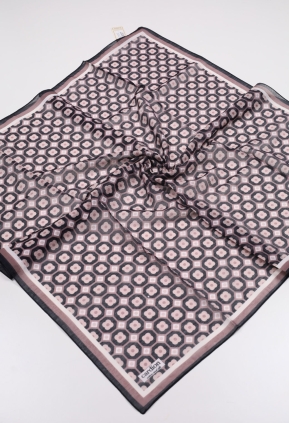 Cardion Desenli Pamuk İpek Eşarp - Desen-03