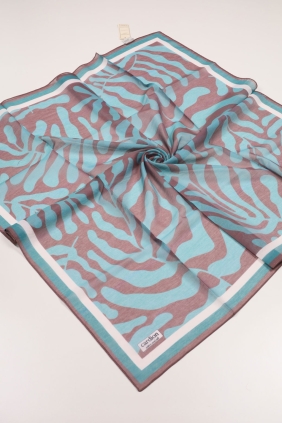 Cardion Desenli Pamuk İpek Eşarp - Desen-06