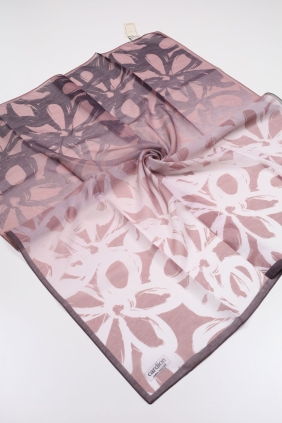 Cardion Desenli Pamuk İpek Eşarp - Desen-07