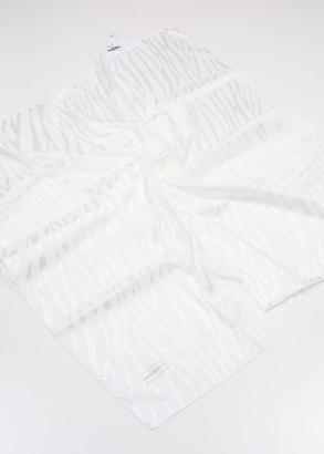 Piramit Kendinden Desenli Jakarlı Eşarp - Desen-04