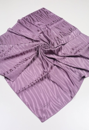 Piramit Kendinden Desenli Jakarlı Eşarp - Desen-04