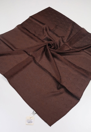 Hint İpek Kendinden Desenli Işıltı Eşarp - Desen-05