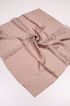 Hint İpek Kendinden Desenli Işıltı Eşarp - Desen-06