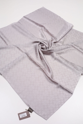 Hint İpek Kendinden Desenli Işıltı Eşarp - Desen-07