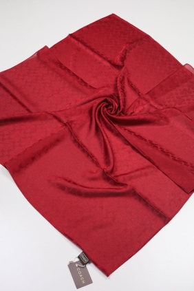 Hint İpek Kendinden Desenli Işıltı Eşarp - Desen-07