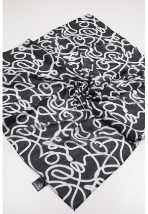 Modakaşmir Desenli Bambu Kraş Eşarp - Desen-02