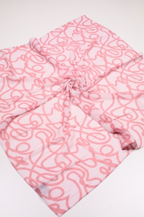 Modakaşmir Desenli Bambu Kraş Eşarp - Desen-02