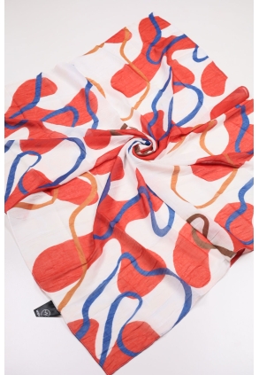 Modakaşmir Desenli Bambu Kraş Eşarp - Desen-04