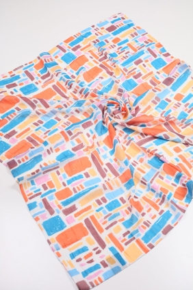 Modakaşmir Desenli Bambu Kraş Eşarp - Desen-05