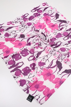 Modakaşmir Desenli Bambu Kraş Eşarp - Desen-07