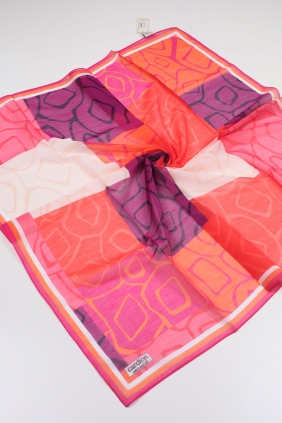 Cardion Desenli Pamuk İpek Eşarp - Desen-08