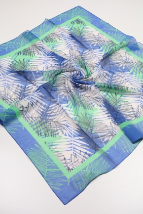 Cardion Desenli Pamuk İpek Eşarp - Desen-10