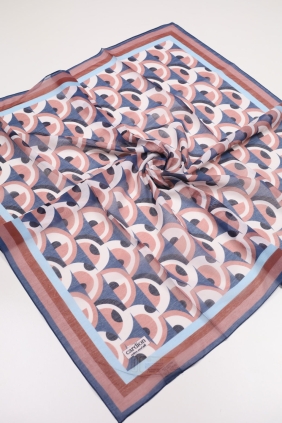 Cardion Desenli Pamuk İpek Eşarp - Desen-11