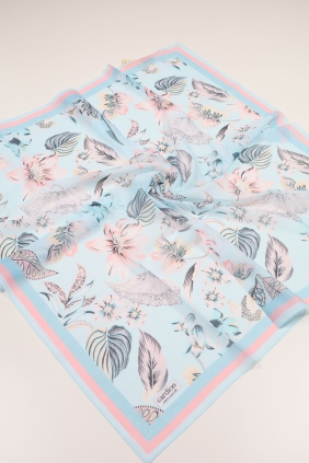 Cardion Desenli Pamuk İpek Eşarp - Desen-12