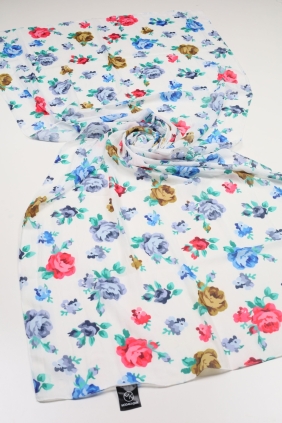 Moda Kaşmir Desenli Bambu Kraş Şal - Desen-03